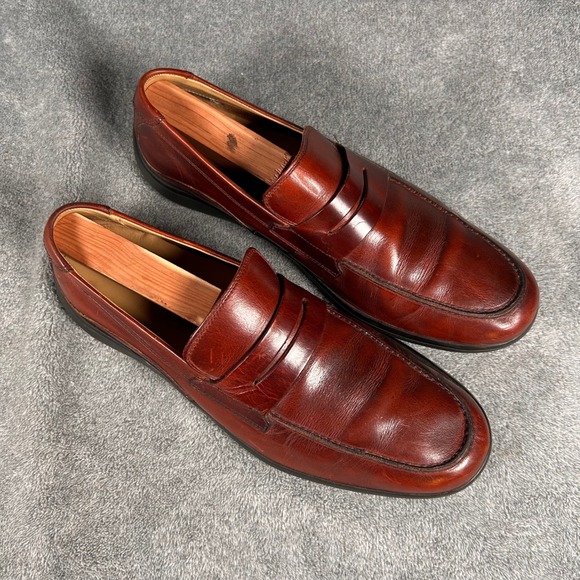 Cole Haan Penny Loafers  Mens Brown Leather Moc Toe Size 10 M main image 11